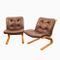 Norwegian Kengu Lounge Chairs by Elsa & Nordahl Solheim for Rybo Rykken & Co, 1976, Set of 2 8