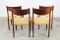 Dutch Dining Chairs in Rosewood & Papercord from Pastoe, 1960s, Set of 4 10