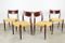 Dutch Dining Chairs in Rosewood & Papercord from Pastoe, 1960s, Set of 4, Image 7