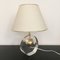 Vintage Acryl und Metall Lampe 1