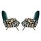 Italian Lounge Chairs, 1960s, Set of 2 3