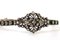 Art Deco Armband aus Gold und Silber mit zentralem Brillantschliff und Diamantsplittern 9