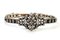 Art Deco Armband aus Gold und Silber mit zentralem Brillantschliff und Diamantsplittern 10