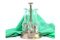 Silber Menage Set mit Glas Menagen und Salz- und Pfefferstreuer, 4 . Set 2