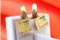 Square Shaped Gold Cufflinks, Set of 2 2