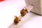 Gold Cufflinks in Filigree Pine Cone Shape and Plaited Crossbars, Set of 2 4