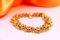 Gold Bracelet with Enamels and Roses 7