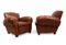 French Leather Club Chairs, 1950s, Set of 2, Image 2