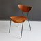 Sedia Mid-Century in compensato di teak, anni '50, Immagine 1