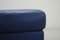 DS17 Blue Leather Ottomans from de Sede, 1990s, Set of 2 11