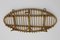 Oval Rattan Coat Rack, 1960s 3