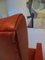 Französische Vintage Sessel in Rot & Schwarz, 1950er, 2er Set 18