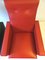 Französische Vintage Sessel in Rot & Schwarz, 1950er, 2er Set 8