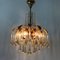 6-Light Chandelier with Glass Drops from Palwa, 1970s 8