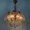 6-Light Chandelier with Glass Drops from Palwa, 1970s 6