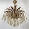 6-Light Chandelier with Glass Drops from Palwa, 1970s 7