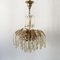 6-Light Chandelier with Glass Drops from Palwa, 1970s 2