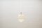 Lámparas colgantes grandes de cristal burbuja, años 60. Juego de 2, Imagen 3