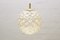 Lámparas colgantes grandes de cristal burbuja, años 60. Juego de 2, Imagen 1