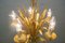 Vintage Italian Gilt Sheaf of Wheat Pendant Lamp, Image 5