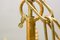 Vintage Italian Gilt Sheaf of Wheat Pendant Lamp 7