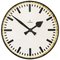 Grande Horloge Murale Industrielle de Siemens, 1950s 1