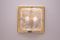 Vintage Brass & Glass Flush Mount from Hillebrand 3