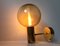 Brass and Smoked Glass Globe Sconce by Hans Agne Jakobsson for Markaryd, 1960s 5