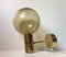 Brass and Smoked Glass Globe Sconce by Hans Agne Jakobsson for Markaryd, 1960s 1