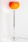 Vintage Chrome-Plated Standard Floor Lamp by Harvey Guzzini for Meblo, Image 1