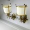 English Arts & Crafts Brass Wall Lamps, 1900s, Set of 2 2