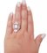 Platinum Ring with Central Diamond and Rubies 4