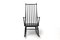 Scandinavian Black Rocking Chair, 1960s, Image 3