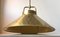 Lampada a sospensione P 295 regolabile in ottone di Fritz Schlegel per Lyfa, Danimarca, anni '60, Immagine 1
