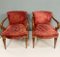 Regency Revival Armchairs in Mahogany, 1930s, Set of 2 1