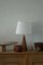 Konische Dänische Tischlampe aus Teak, 1980er 2
