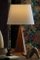 Konische Dänische Tischlampe aus Teak, 1980er 4