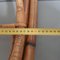 Italienischer Schaukelstuhl aus Rattan & Gebogenem Bambus, 1960er 16