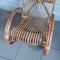 Italian Rocking Chair in Rattan and Curved Bamboo, 1960s, Image 9