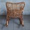 Italian Rocking Chair in Rattan and Curved Bamboo, 1960s, Image 4