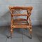Rattan and Bamboo Bar Cart with Wheels Design Italia Tropical Mid-Century 1960, Image 6