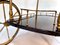 Large Serving Bar Cart or Trolley with Brass Details by Aldo Tura, Italy, 1960s 16