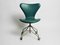 Höhenverstellbarer 3117 Bürostuhl von Arne Jacobsen für Fritz Hansen, 1960er 1