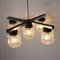 Lustre Mid-Century en Chrome, Tchécoslovaquie, 1970s 3