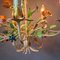 Lustre Floral Toleware, Italie, 1960s 7