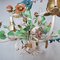 Lustre Floral Toleware, Italie, 1960s 3