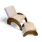 Bouclé Armchairs with Footrest, 1980s, Set of 4 6