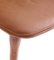Coco Cognac Leather and Walnut Chair by Morica Design 5