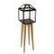 Powder Coated Steel and Oak Wood Decorative Cabinet 1 by JSPR, Image 1