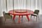 Mesa Boscolo 200 de caoba y mármol de Casa Casati, Imagen 9